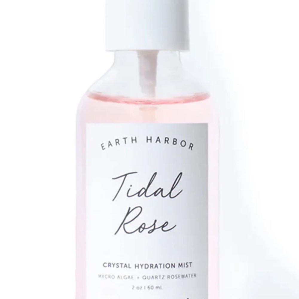 Earth Harbor Tidal Rose Crystal Hydration Mist - Pink